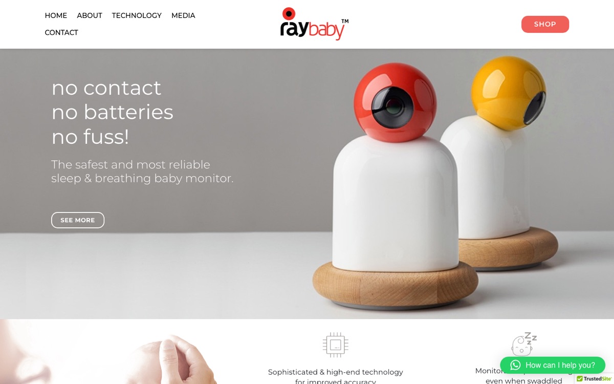 Raybaby non-contact sleep and breathing tracker