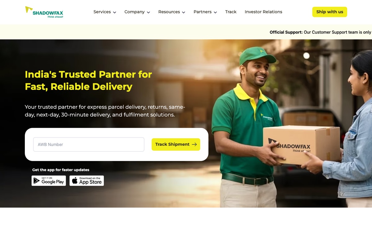 Shadowfax logistics platform